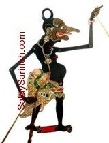 Shadow puppet-wayang-Petruk Punakawan